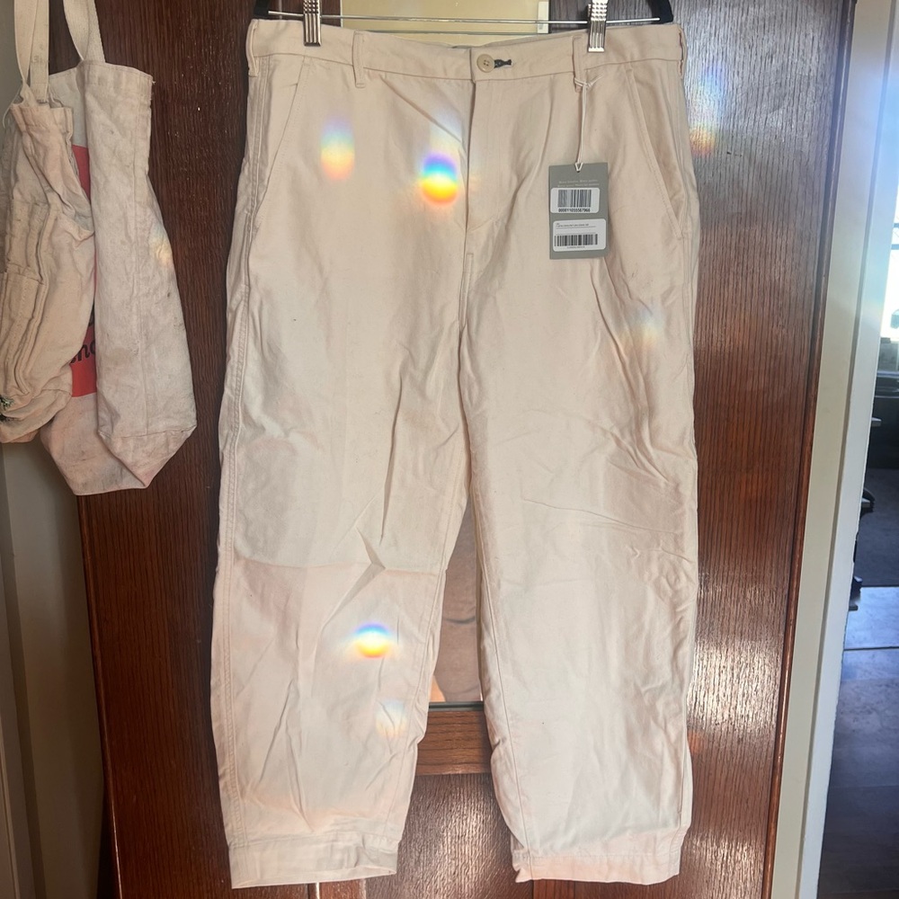 NWT Everlane Curved Canvas Pant Size 14